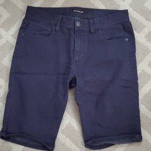 Express blue jean shorts